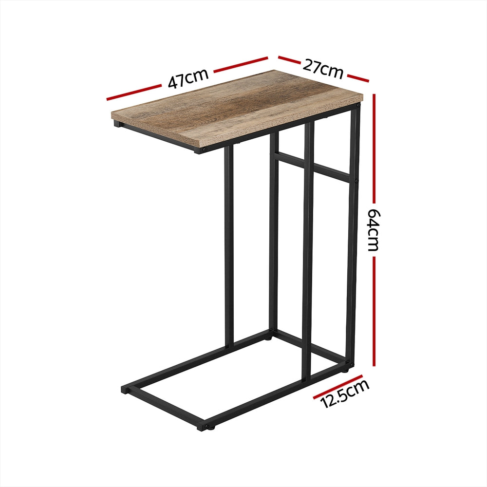 Marlook Coffee Table Side Table Walnut Anika