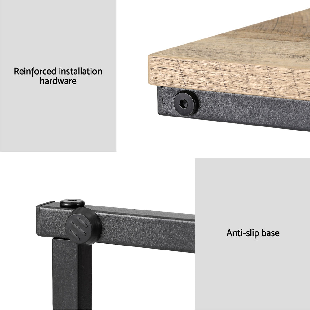 Marlook Coffee Table Side Table Walnut Anika