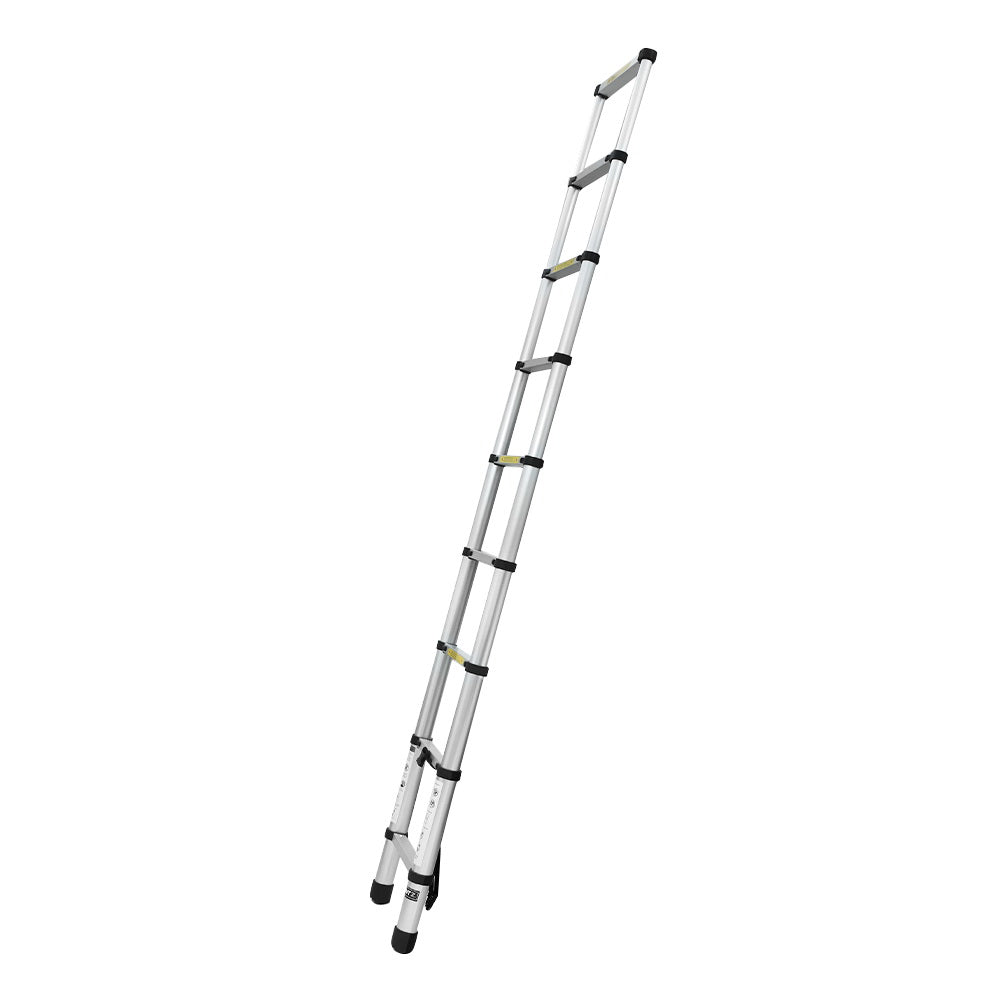 Marlook 2.6M Telescopic Ladder Aluminium Extension Extendable Steps Adjustable Height