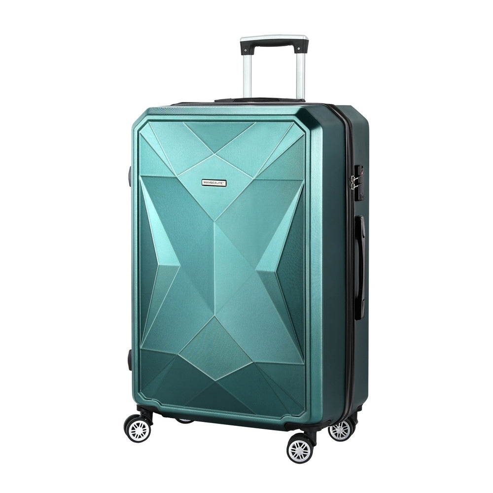 Marlook 28" 75cm Luggage Trolley Travel Suitcase Carry On Storage TSA Hardshell Atrovirens