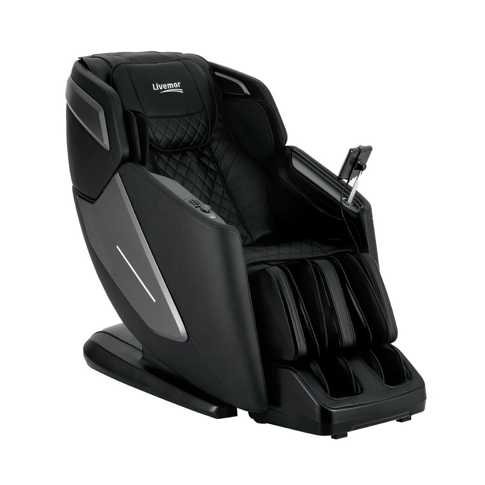 Marlook 4D Massage Chair Electric Recliner Home Massager Black