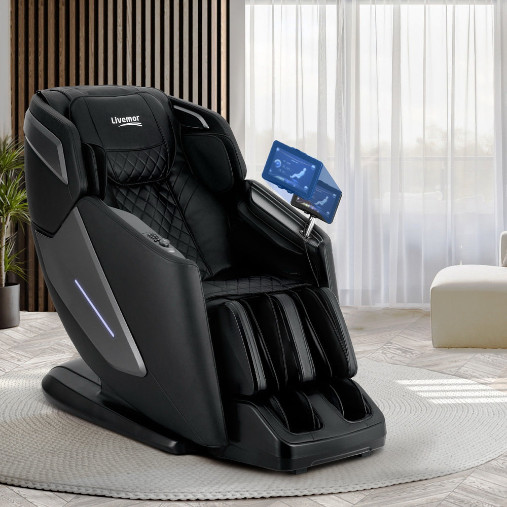 Marlook 4D Massage Chair Electric Recliner Home Massager Black