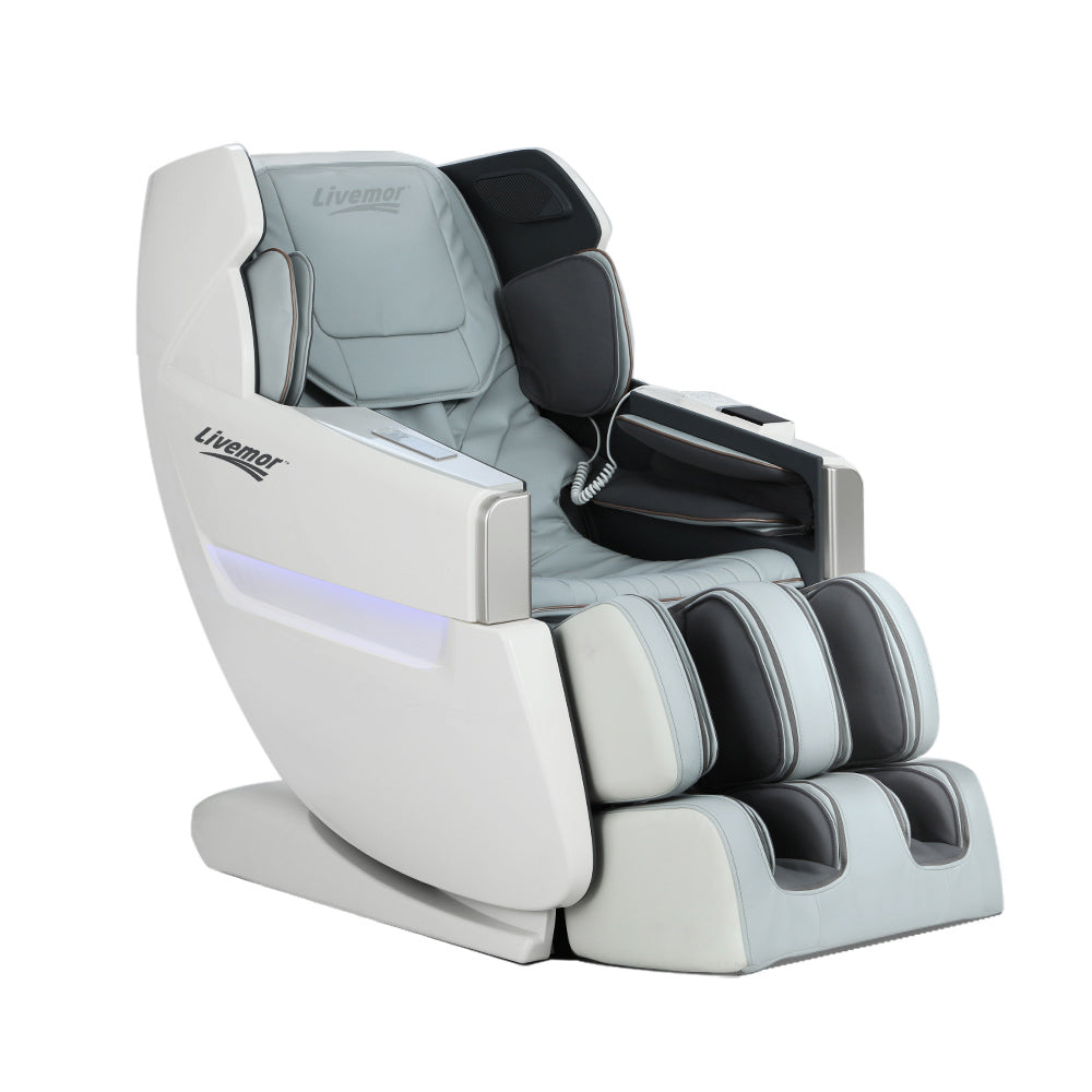 Marlook Massage Chair Electric Recliner Massager White Varitas