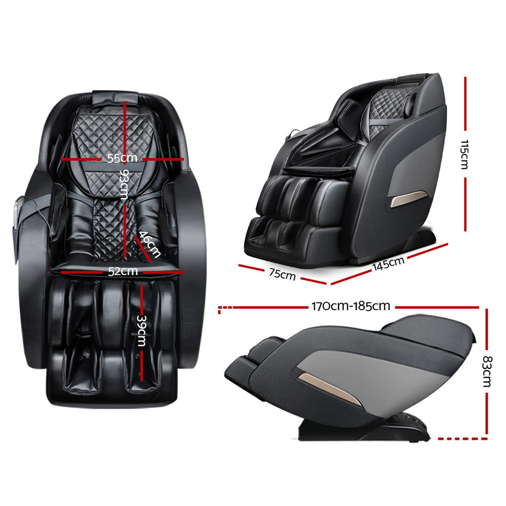 Marlook Massage Chair Electric Recliner Massager Black Decima