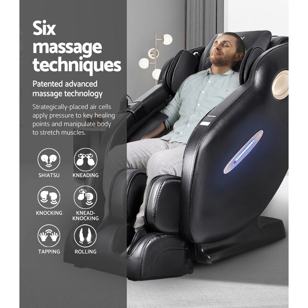 Marlook Massage Chair Electric Recliner Massager Black Ozeni