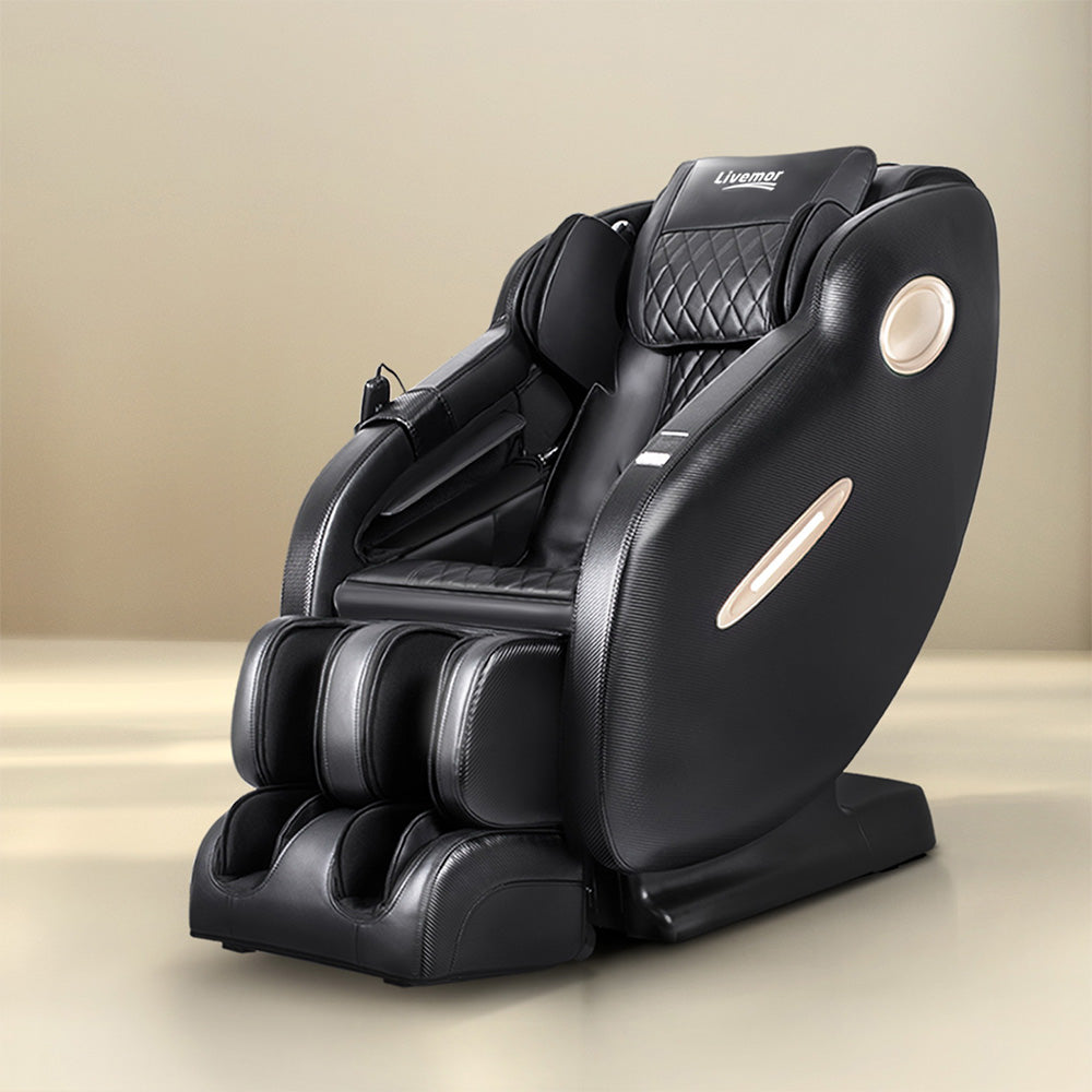 Marlook Massage Chair Electric Recliner Massager Black Ozeni