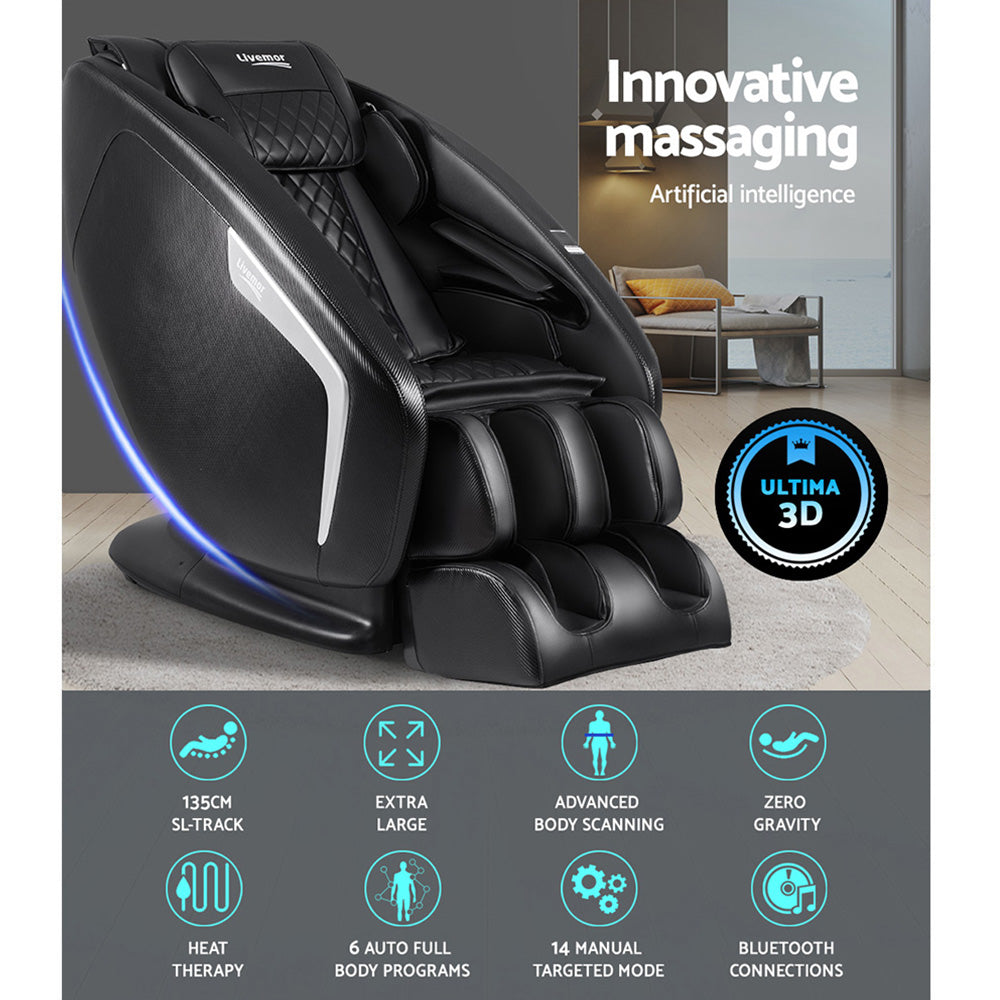 Marlook 3D Massage Chair Electric Recliner Massager Delmue