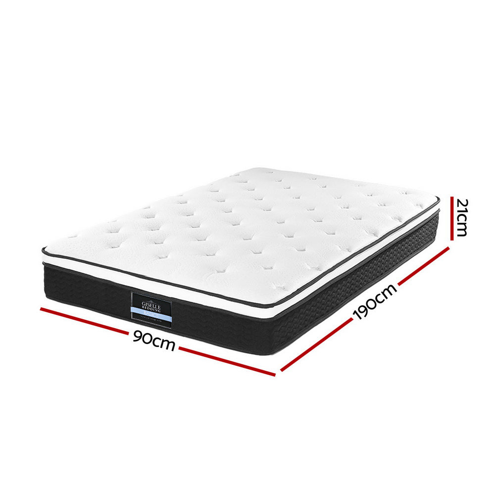 Marlook Bedding 21cm Mattress Euro Top Single