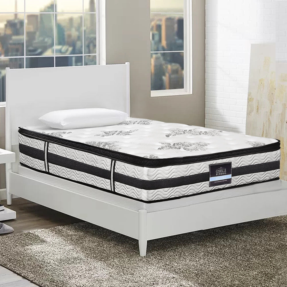 Marlook Bedding 34cm Mattress Euro Top Pocket Spring King Single