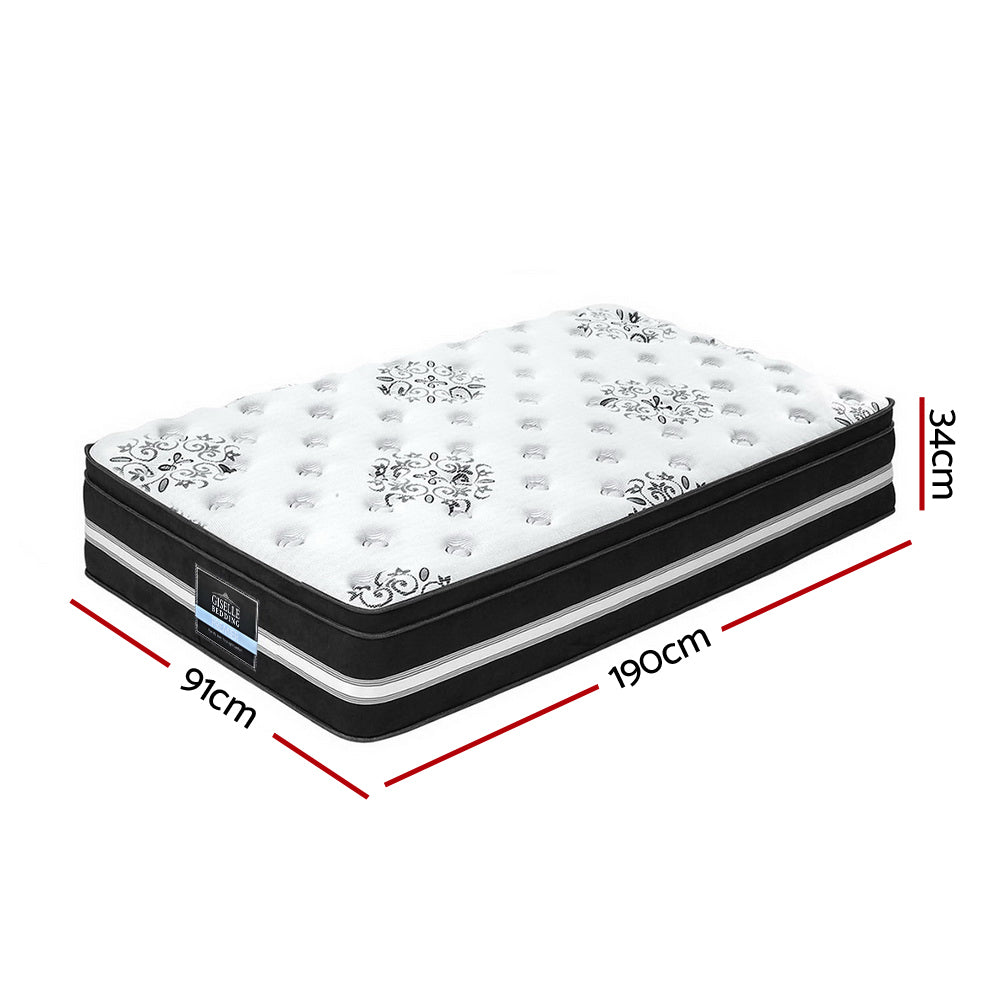 Marlook Bedding 34cm Mattress Cool Gel Memory Foam Single