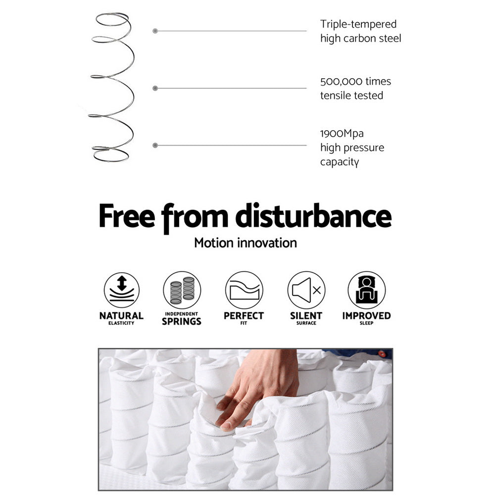 Marlook Bedding 34cm Mattress Cool Gel Memory Foam 7 Zone King