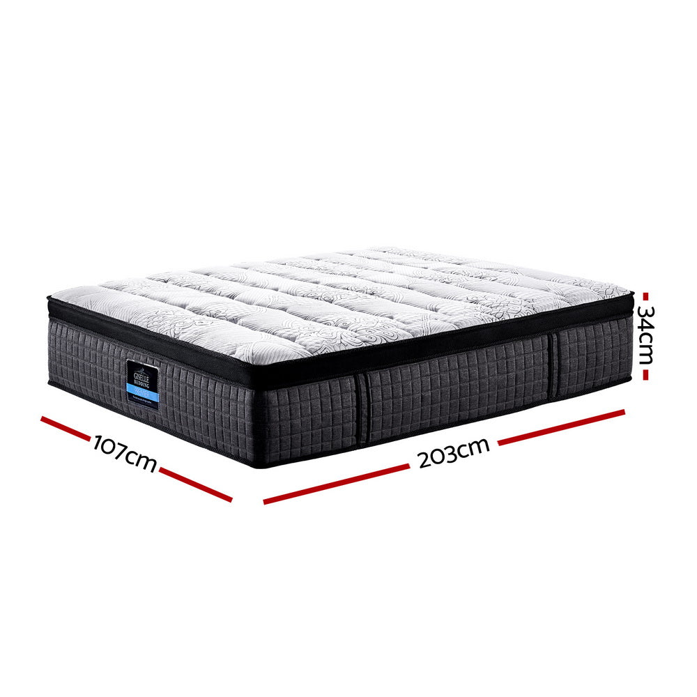 Marlook Bedding 34cm Mattress 9 Zone Latex Foam King Single