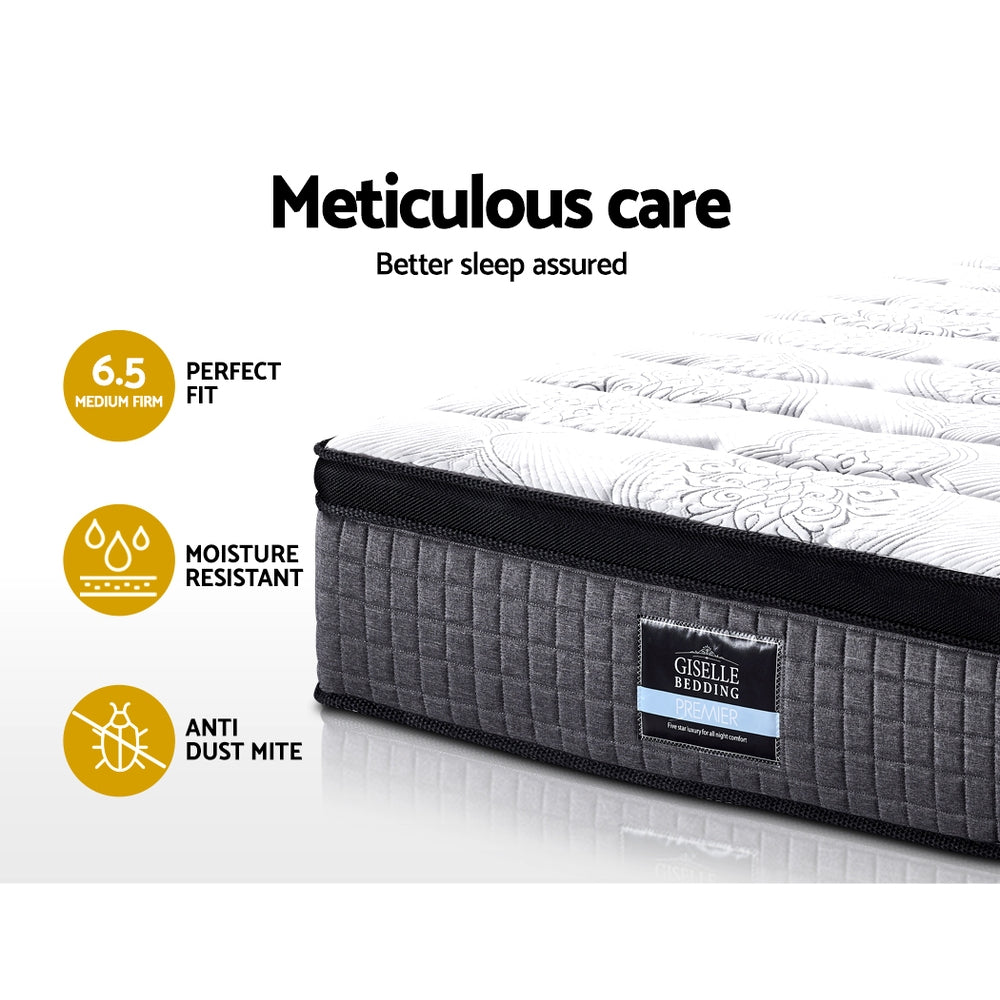 Marlook Bedding 34cm Mattress 9 Zone Latex Foam King Single