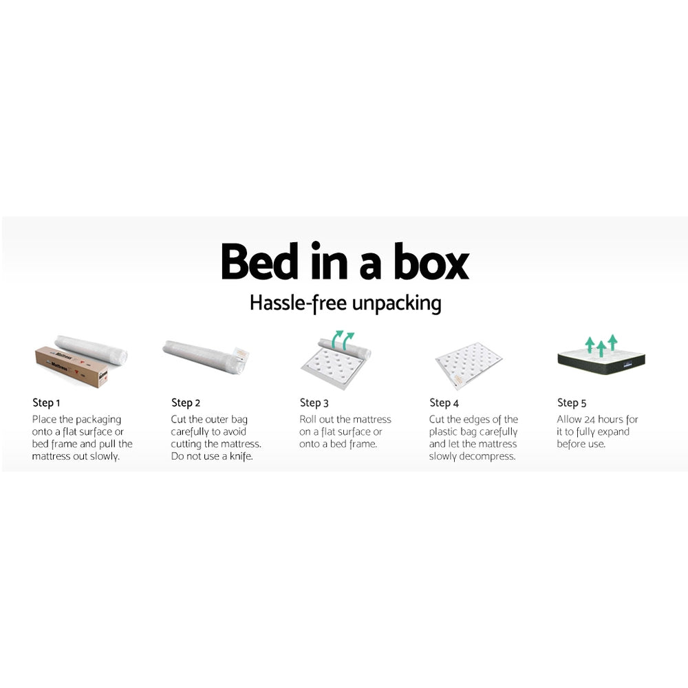 Marlook Bedding 25cm Mattress Green Tea Foam King Single