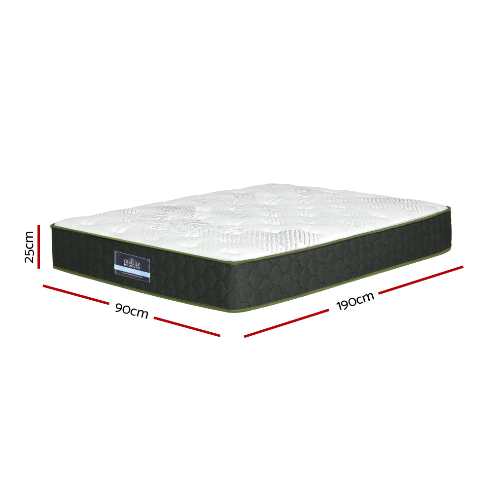 Marlook Bedding 25cm Mattress Green Tea Foam Single