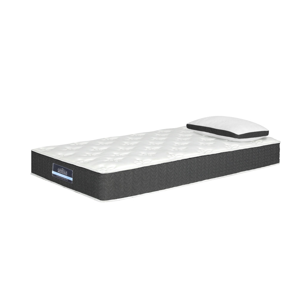 Marlook Bedding 18cm Mattress Medium Soft w/Pillows King Single