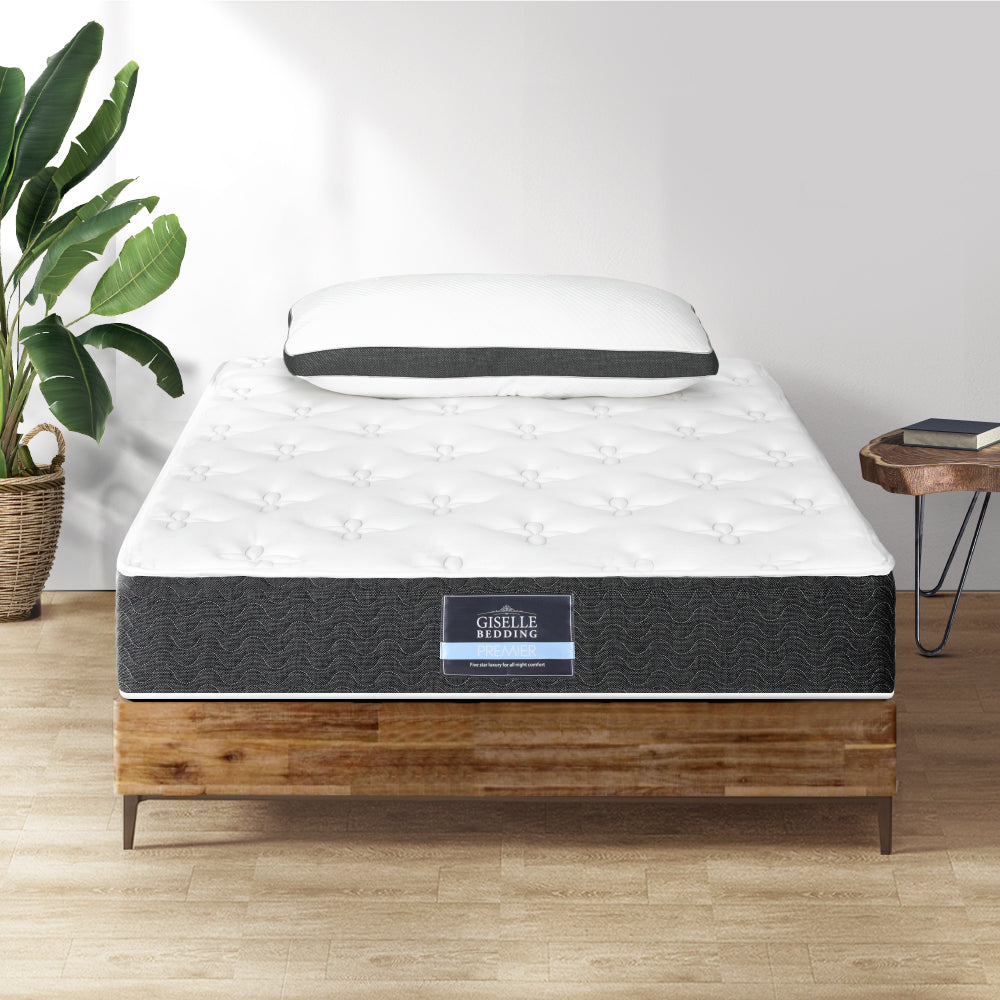 Marlook Bedding 18cm Mattress Medium Soft w/Pillows Single
