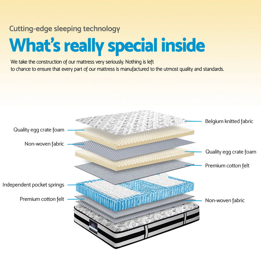 Marlook Bedding 24cm Mattress Super Firm Double