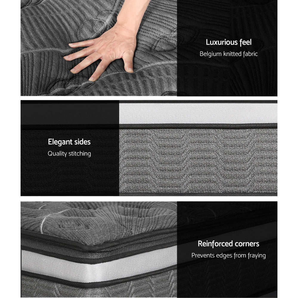 Marlook Bedding 34cm Mattress Double Layer Pocket Spring Queen