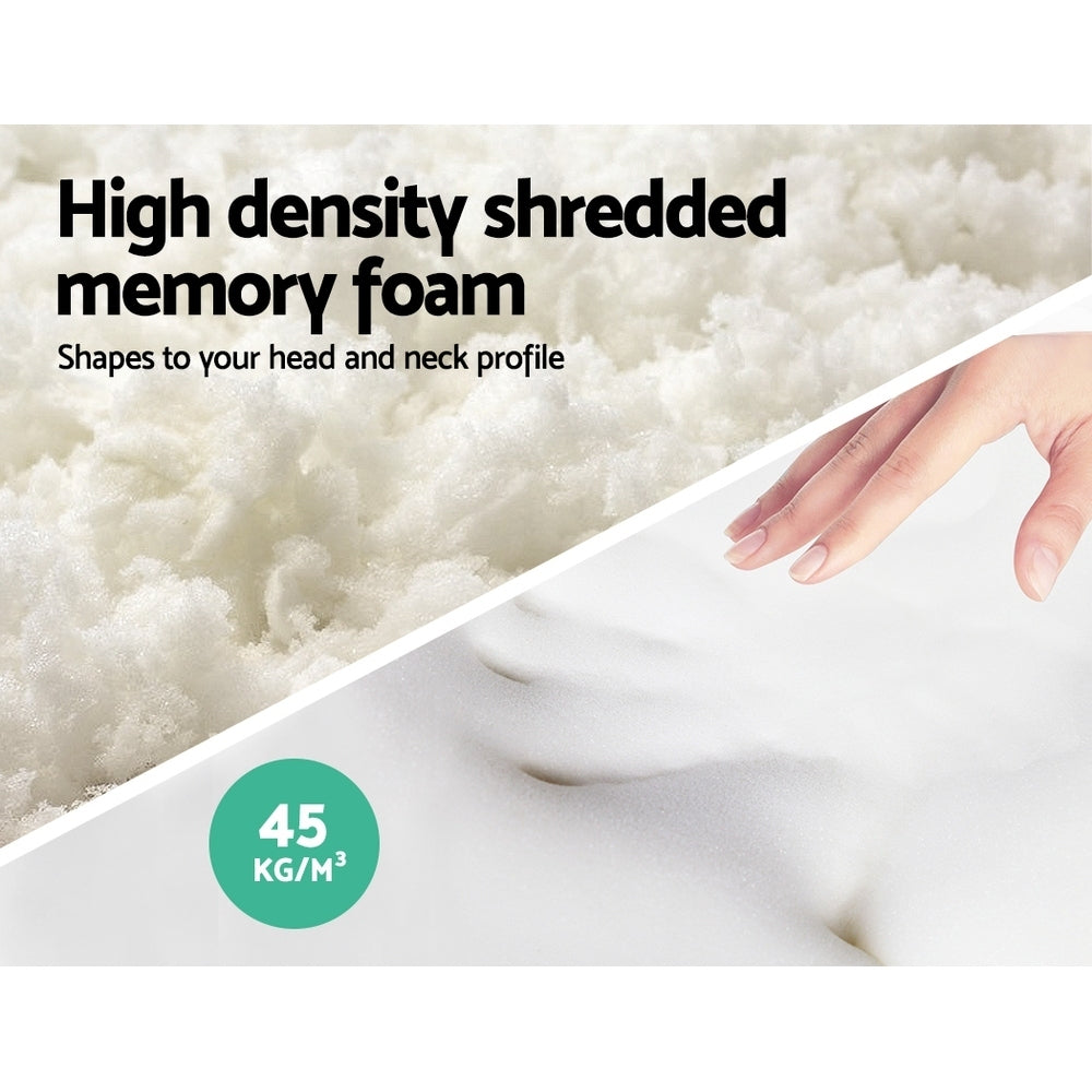 Marlook Bedding Memory Foam Pillow 13cm Thick Twin Pack