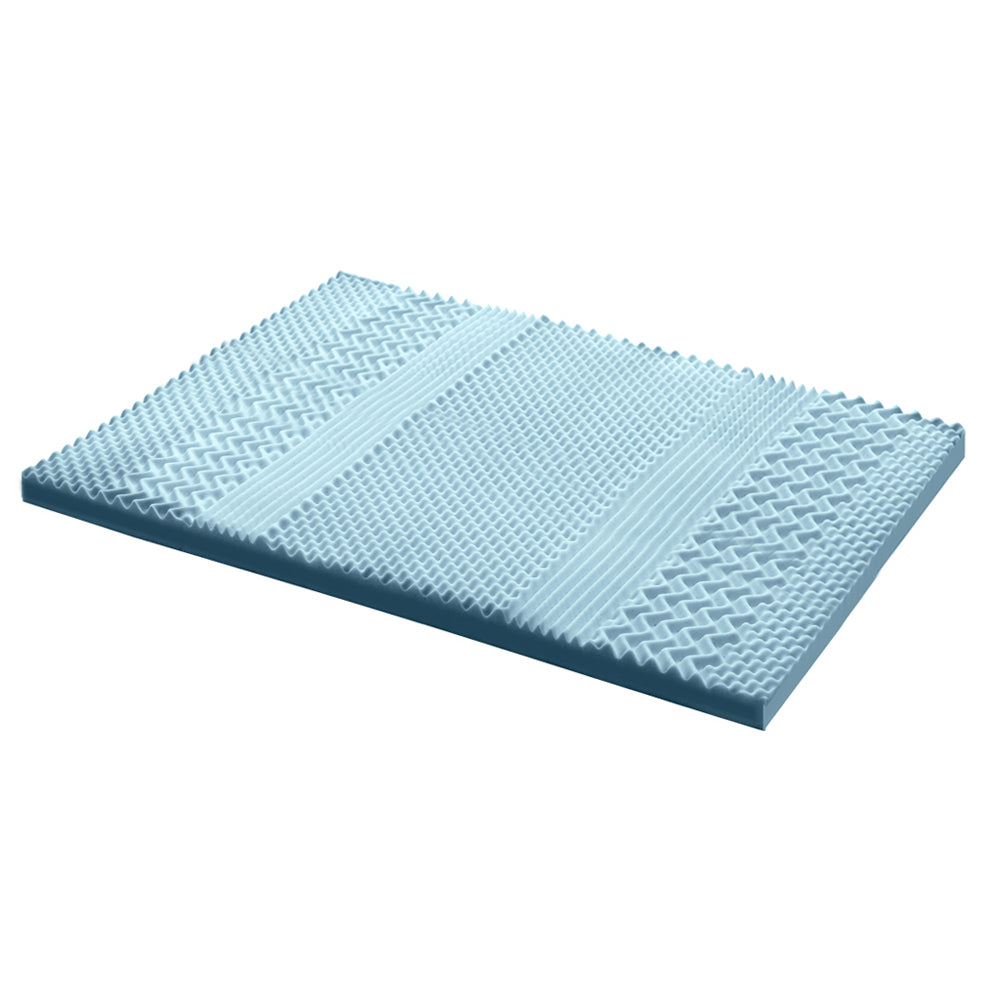 Marlook Bedding Memory Foam Mattress Topper 7-Zone 8cm Queen