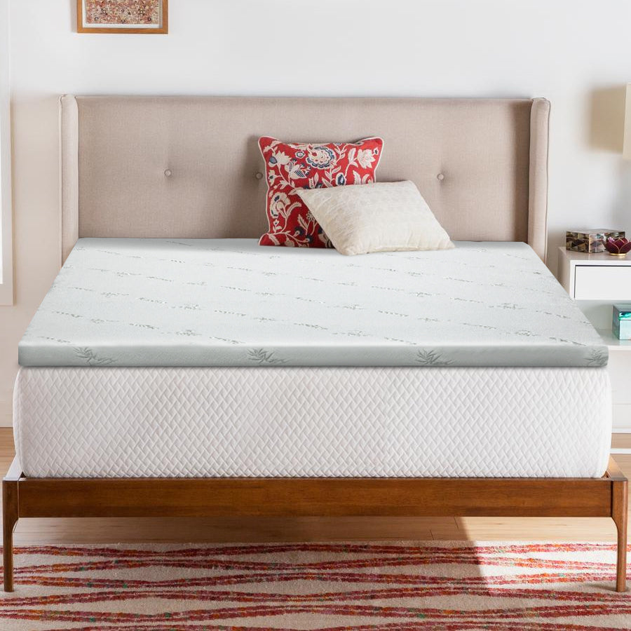 Marlook Bedding Memory Foam Mattress Topper Cool Gel 5cm Queen