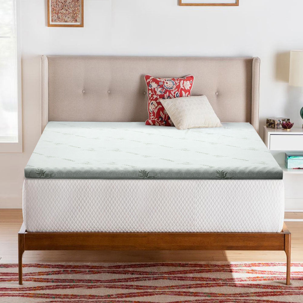 Marlook Bedding Memory Foam Mattress Topper Cool Gel 8cm King