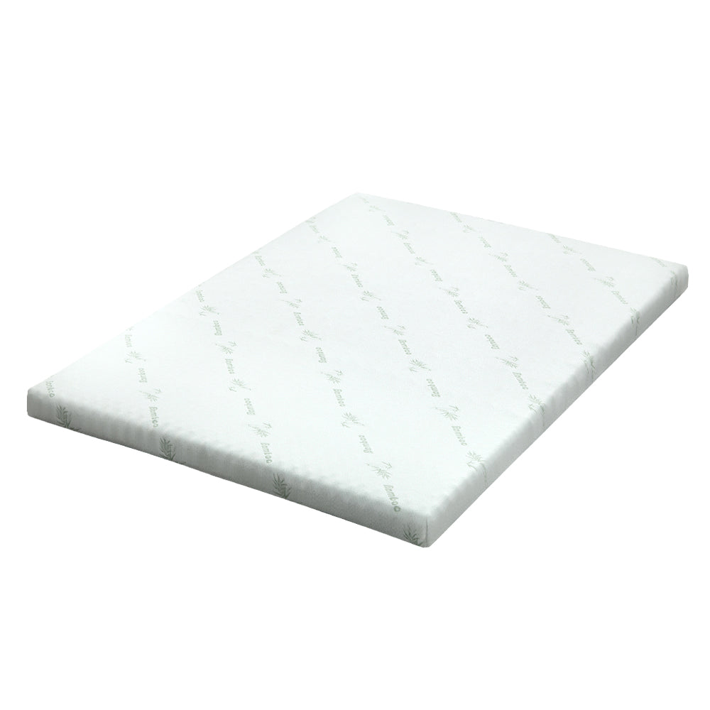 Marlook Bedding Memory Foam Mattress Topper Cool Gel 8cm Queen