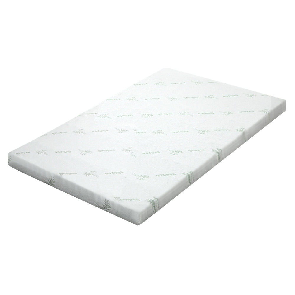 Marlook Bedding Memory Foam Mattress Topper Cool Gel 8cm Single