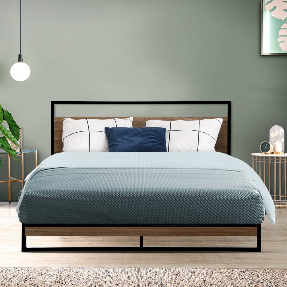 Marlook Bed Frame Queen Size Metal Frame DANE