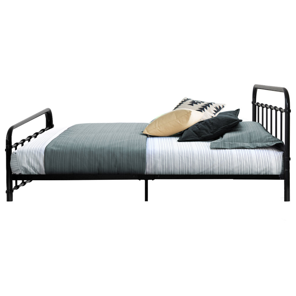 Marlook Bed Frame Metal Frames LEO - Single (Black)