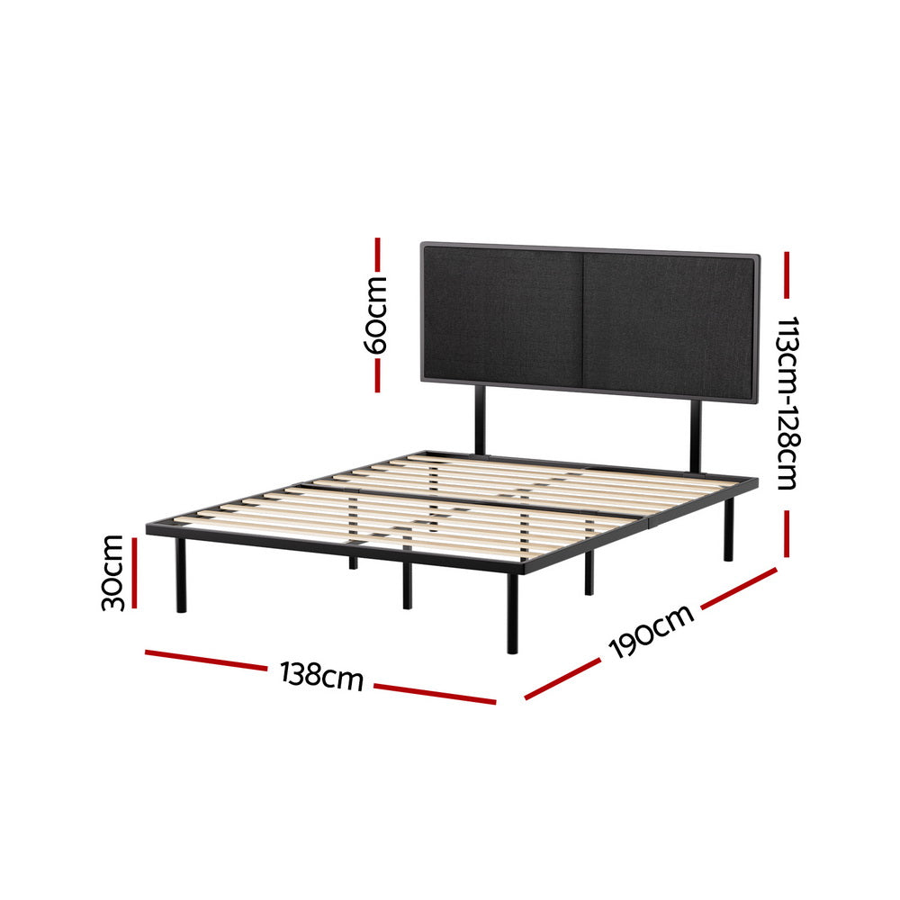 Marlook Bed Frame Double Size Metal Frame NOE