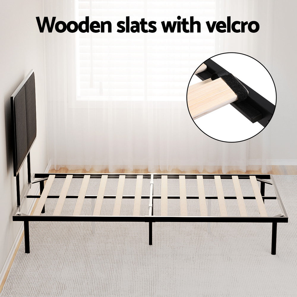 Marlook Bed Frame King Single Size Metal Frame NOE