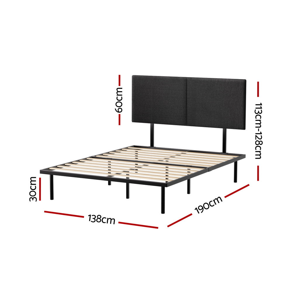 Marlook Bed Frame Double Size Metal Frame NOR