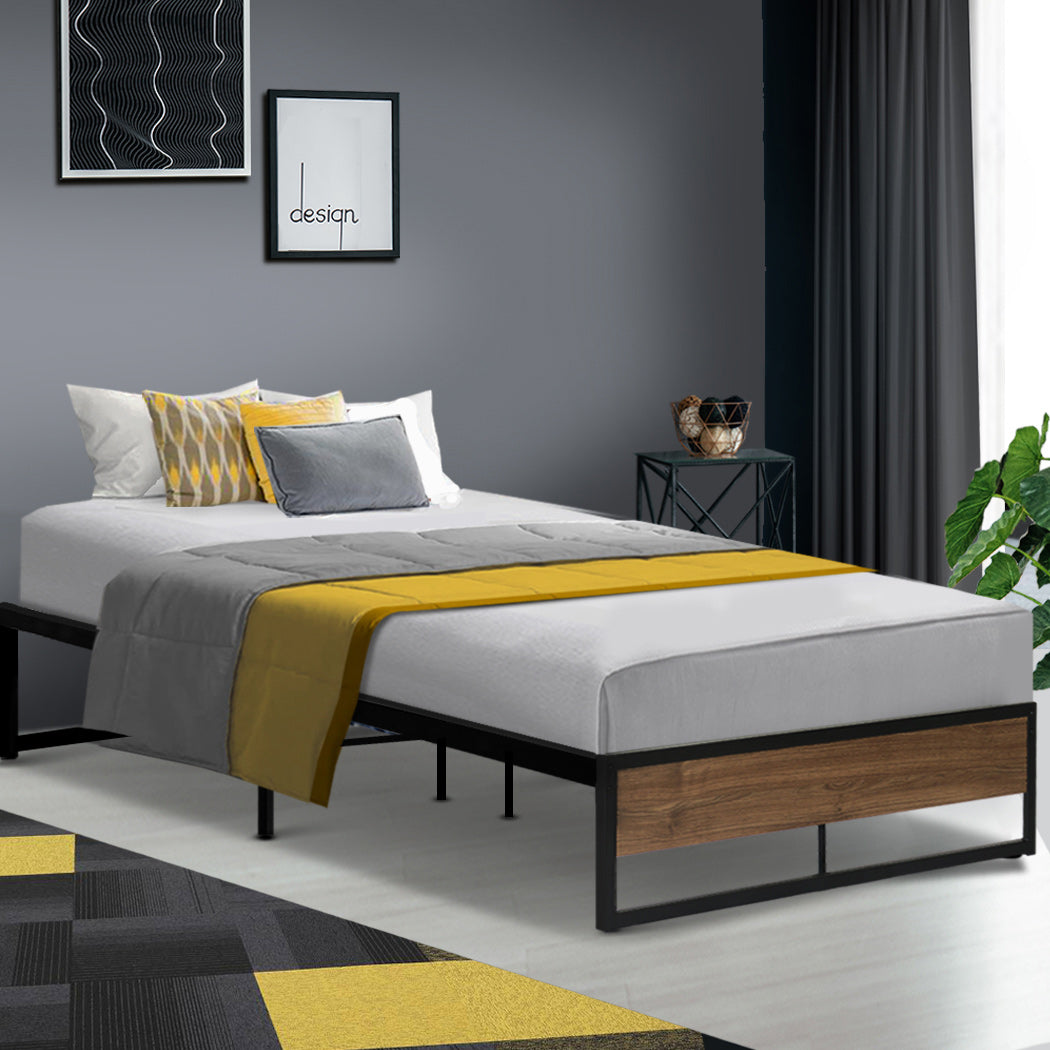 Marlook Bed Frame Metal Frame Bed Base OSLO - King Single