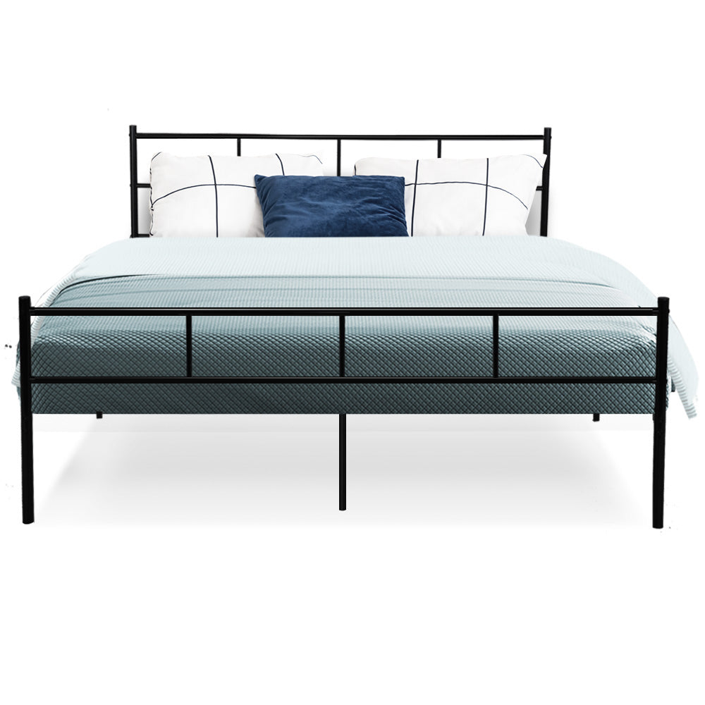 Marlook Bed Frame Queen Metal Bed Frames SOL