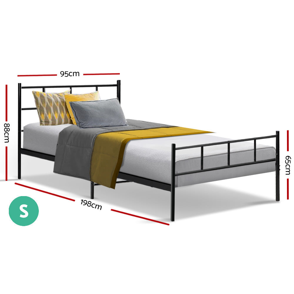 Marlook Bed Frame Single Metal Bed Frames SOL