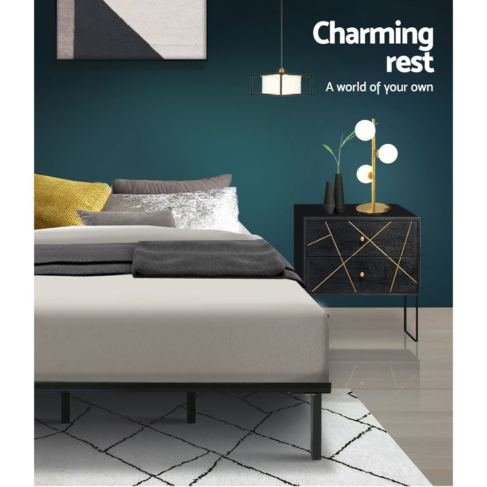 Marlook Bed Frame Queen Size Metal Frame TED