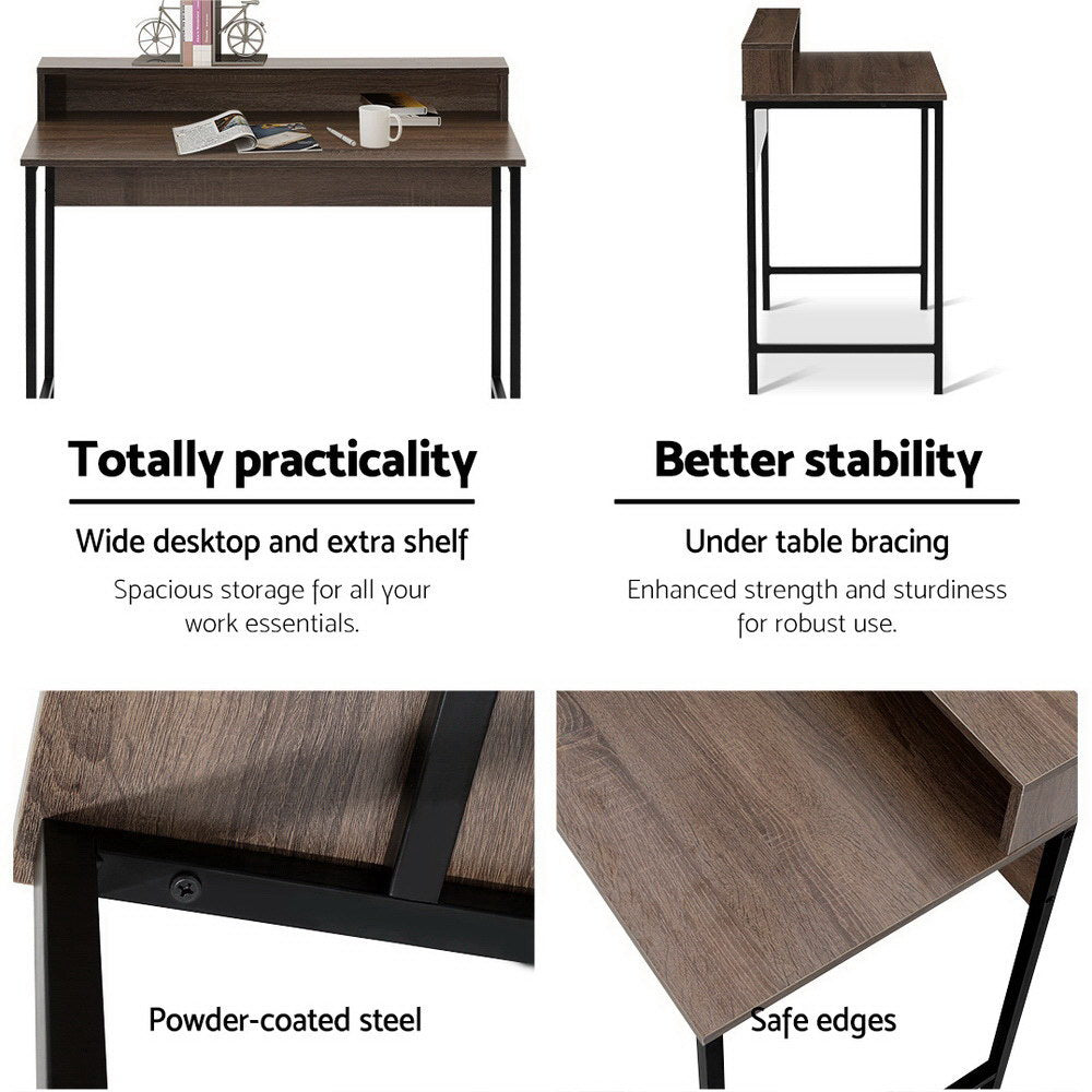 Marlook Computer Desk Shelf Oak 100CM