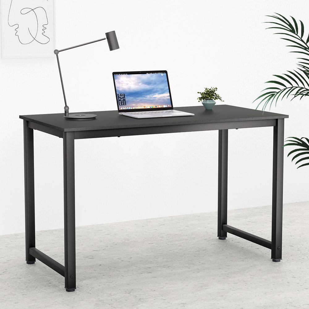 Marlook Computer Desk Home Office Study Table Black 120CM
