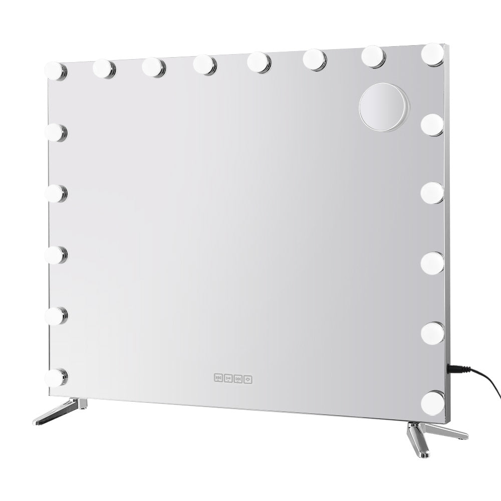 Marlook Bluetooth Makeup Mirror 80x65cm Hollywood Vanity with LED Light Wall