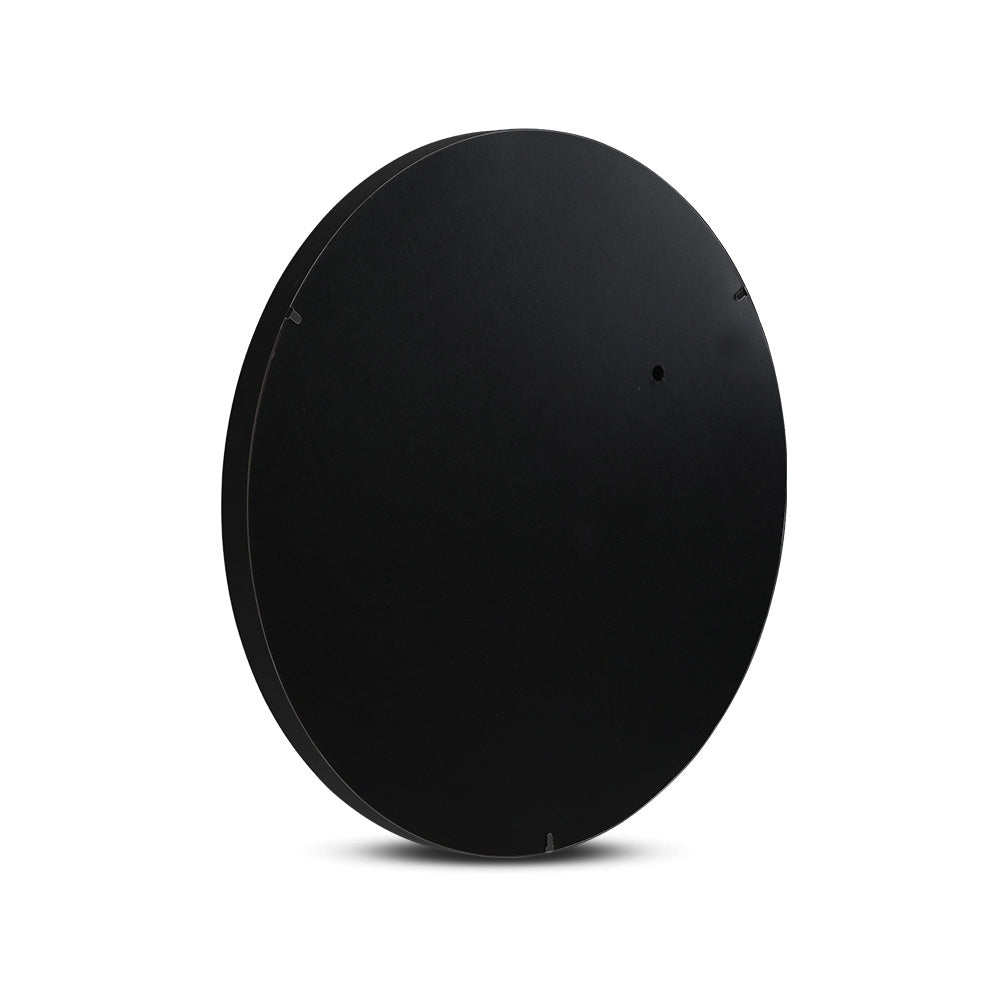 Marlook Wall Mirror Makeup 90cm Home Decor Framed Mirrors Bathroom Round Black
