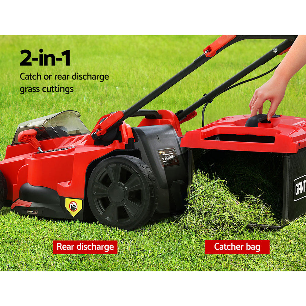 Marlook Lawn Mower Cordless 40V Battery Electric Lawnmower 39cm Width