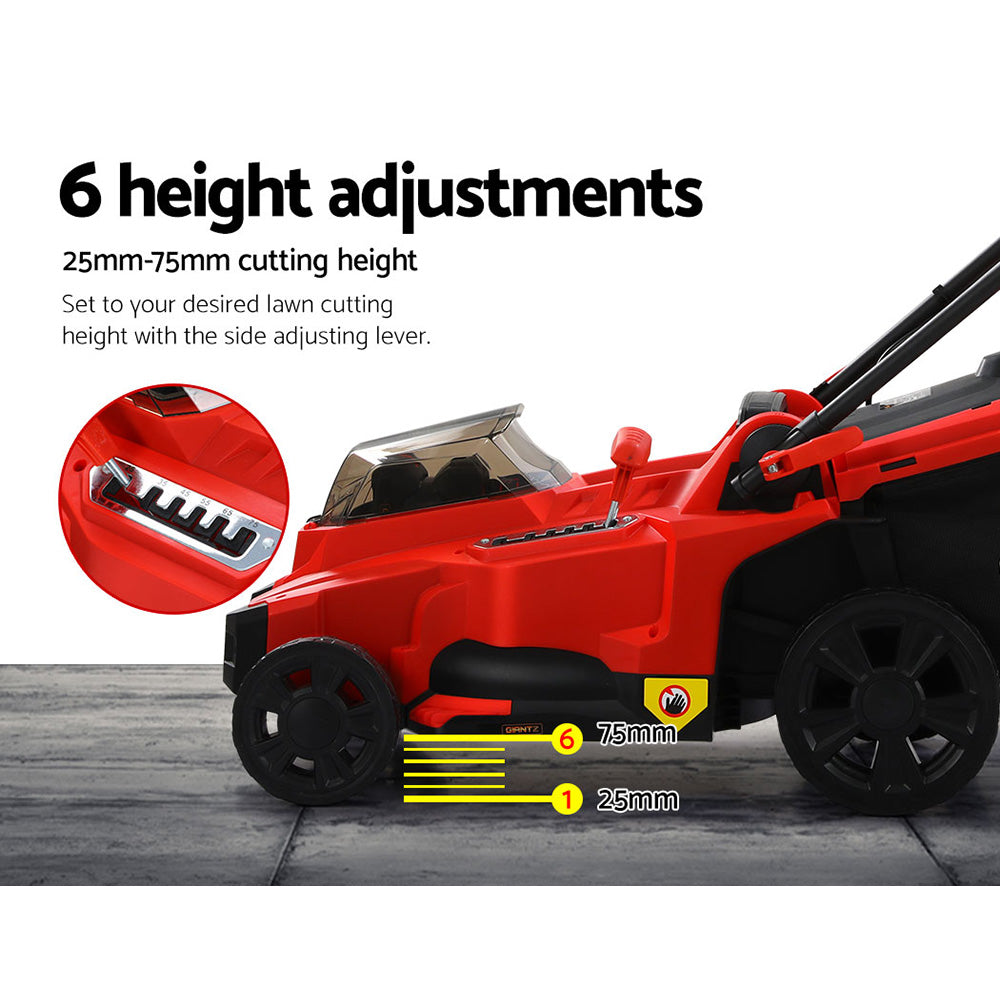 Marlook Lawn Mower Cordless 40V Battery Electric Lawnmower 39cm Width
