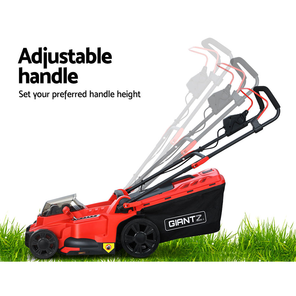 Marlook Lawn Mower Cordless 40V Battery Electric Lawnmower 39cm Width
