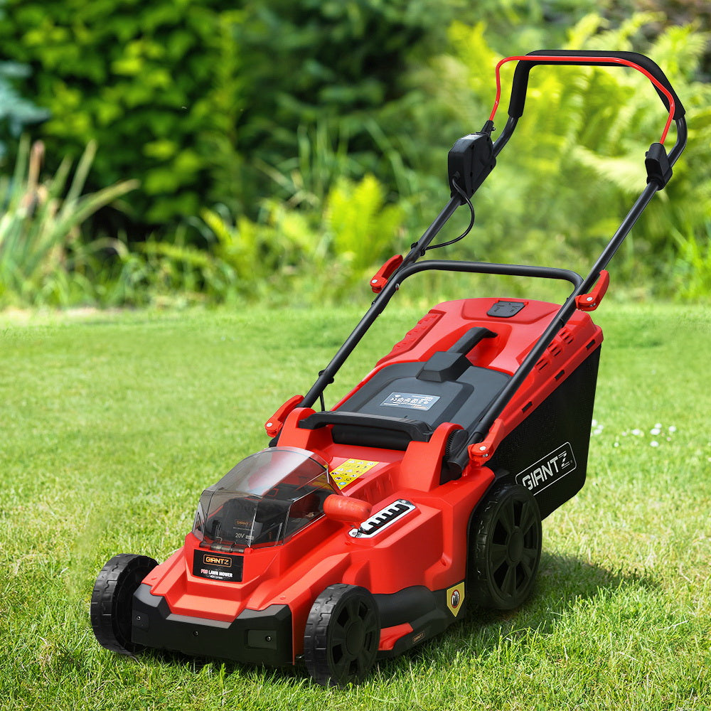 Marlook Lawn Mower Cordless 40V Battery Electric Lawnmower 39cm Width