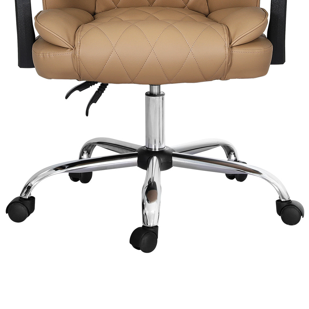 Marlook Executive Office Chair Leather Recliner Espresso