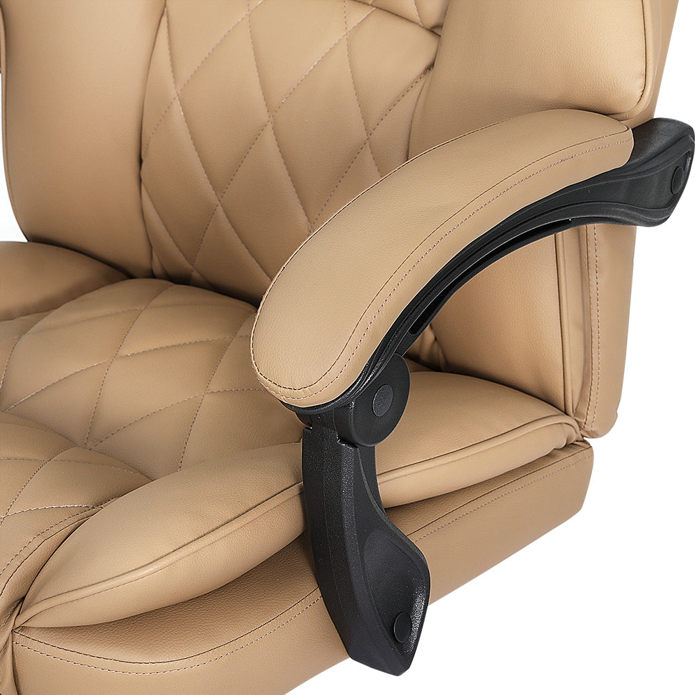 Marlook Executive Office Chair Leather Recliner Espresso