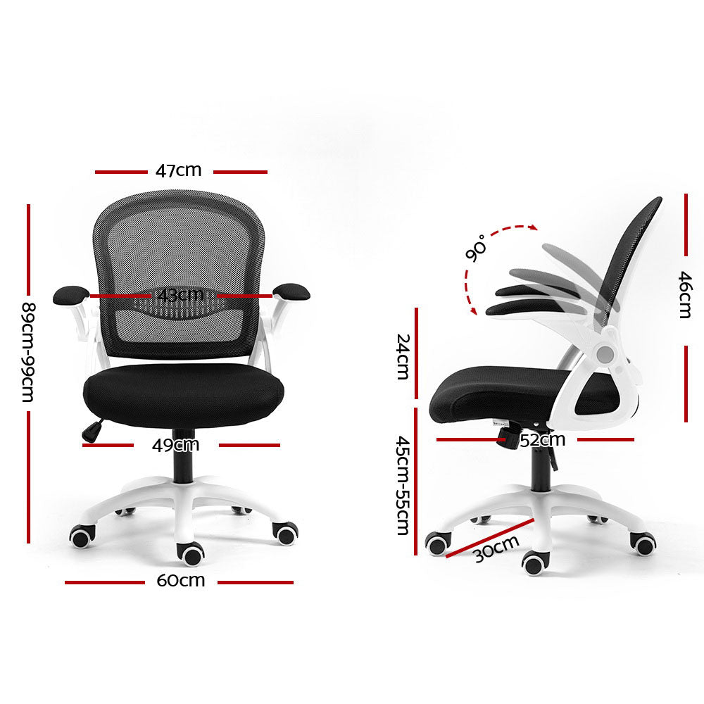 Marlook Mesh Office Chair Mid Back Black