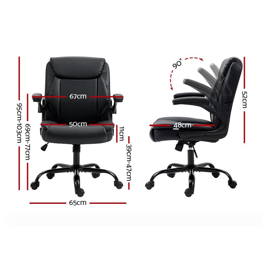Marlook Executive Office Chair Mid Back Black
